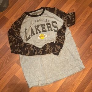 Lakers camo 3/4 sleeve